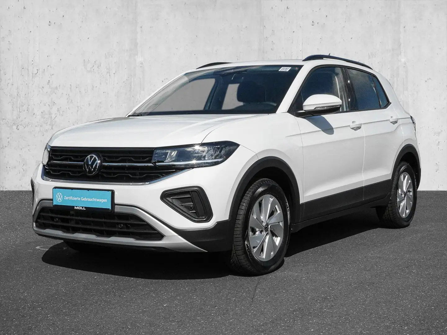Volkswagen T-Cross 1.0 TSI DSG Life AUT KAM LED LM PDC SHZ Weiß - 2