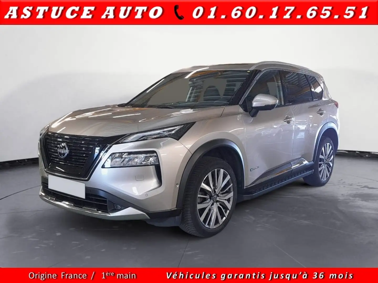 Nissan X-Trail E-POWER 204CH TEKNA+ Gris - 1