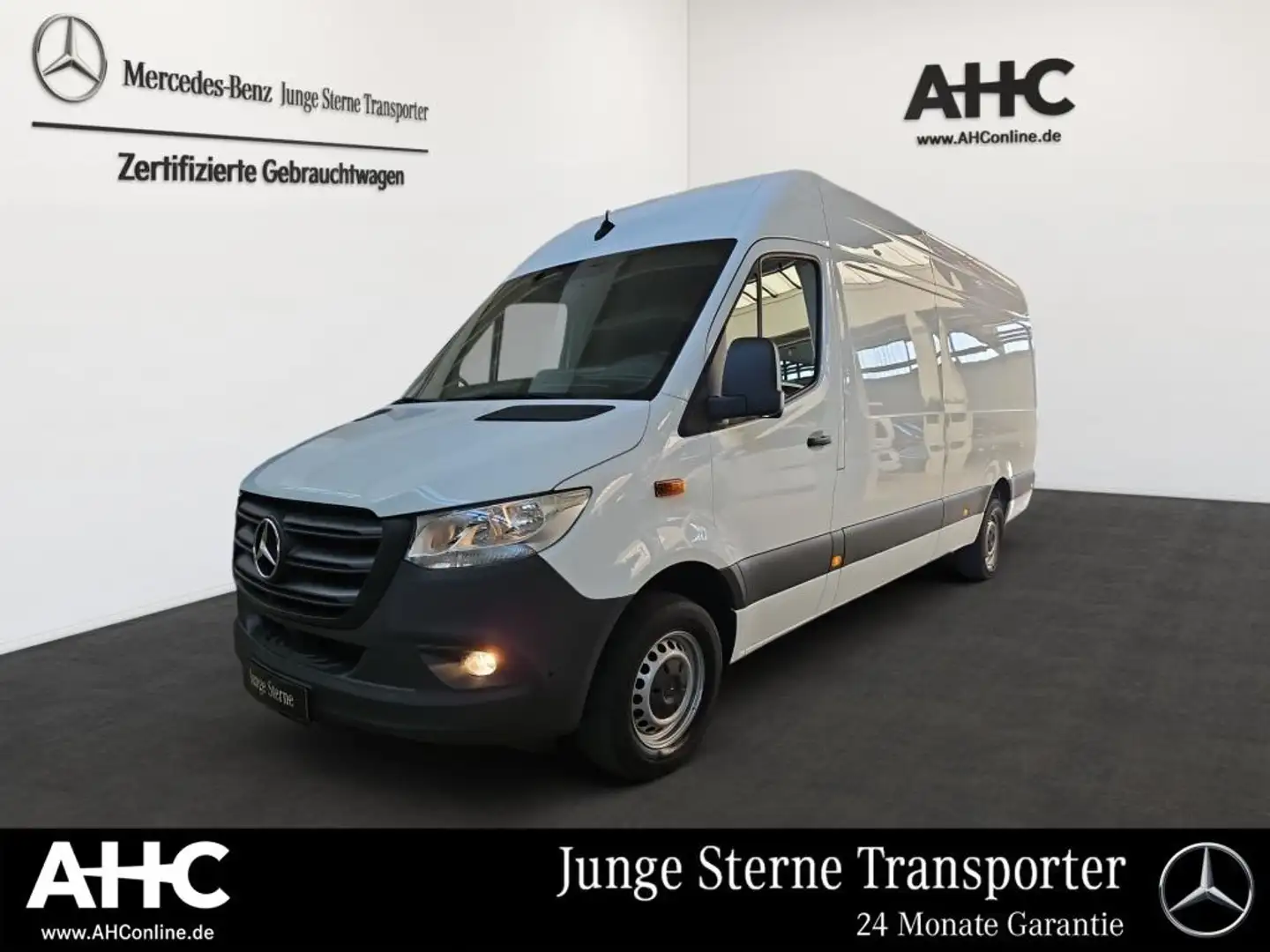 Mercedes-Benz Sprinter 317 Kasten L3H2 Schwingsitz 360°SHZ Nav Blanc - 1