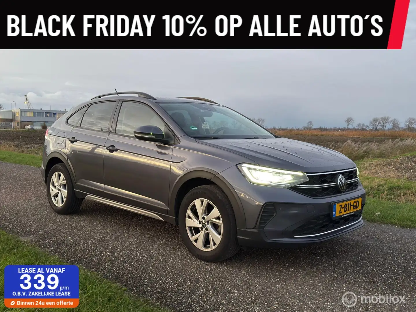 Volkswagen Taigo 1.0 TSI Life 61802 virtual cockpit Gris - 1