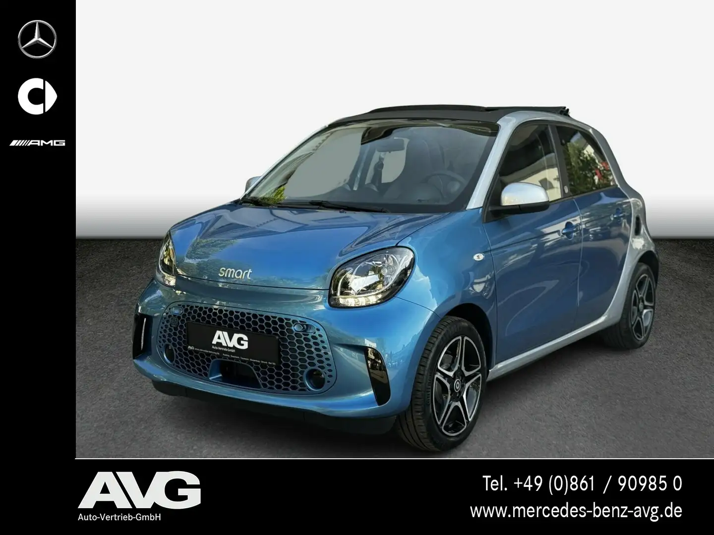 smart forFour smart EQ forfour Premium Faltdach SHZ LMR RKam BC Bleu - 1