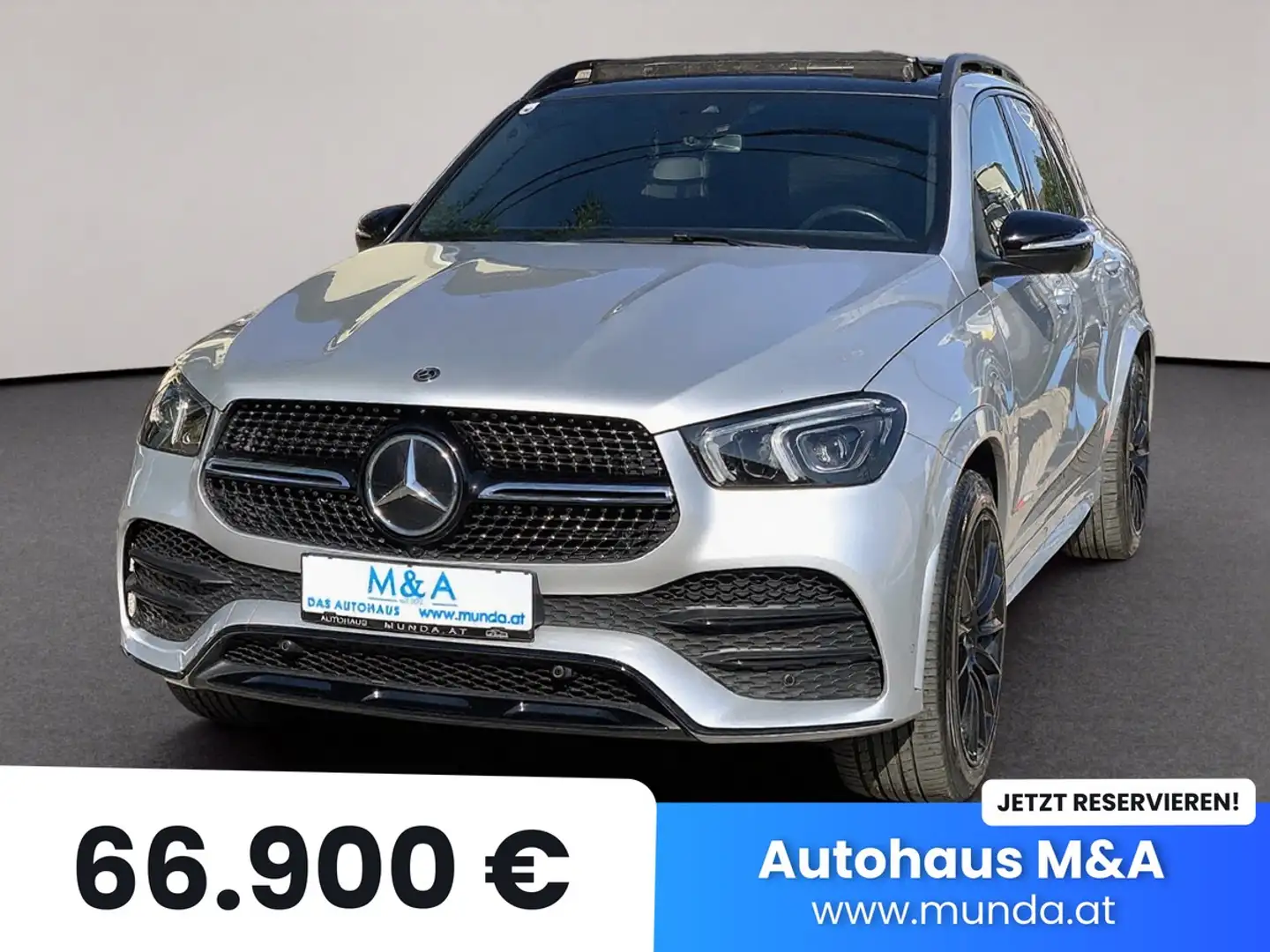 Mercedes-Benz GLE 350 d 4Matic Aut. AMG-Line *GARANTIE Silber - 1