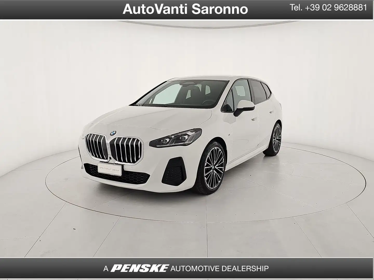 BMW 218 218d Active Tourer Msport Blanc - 1
