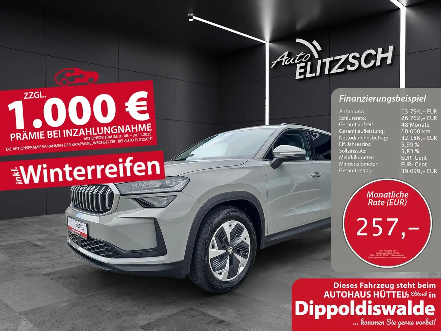 Skoda Kodiaq 2.0 TDI  4x4 Selection DSG ACC AHZ KAMERA Gris - 1