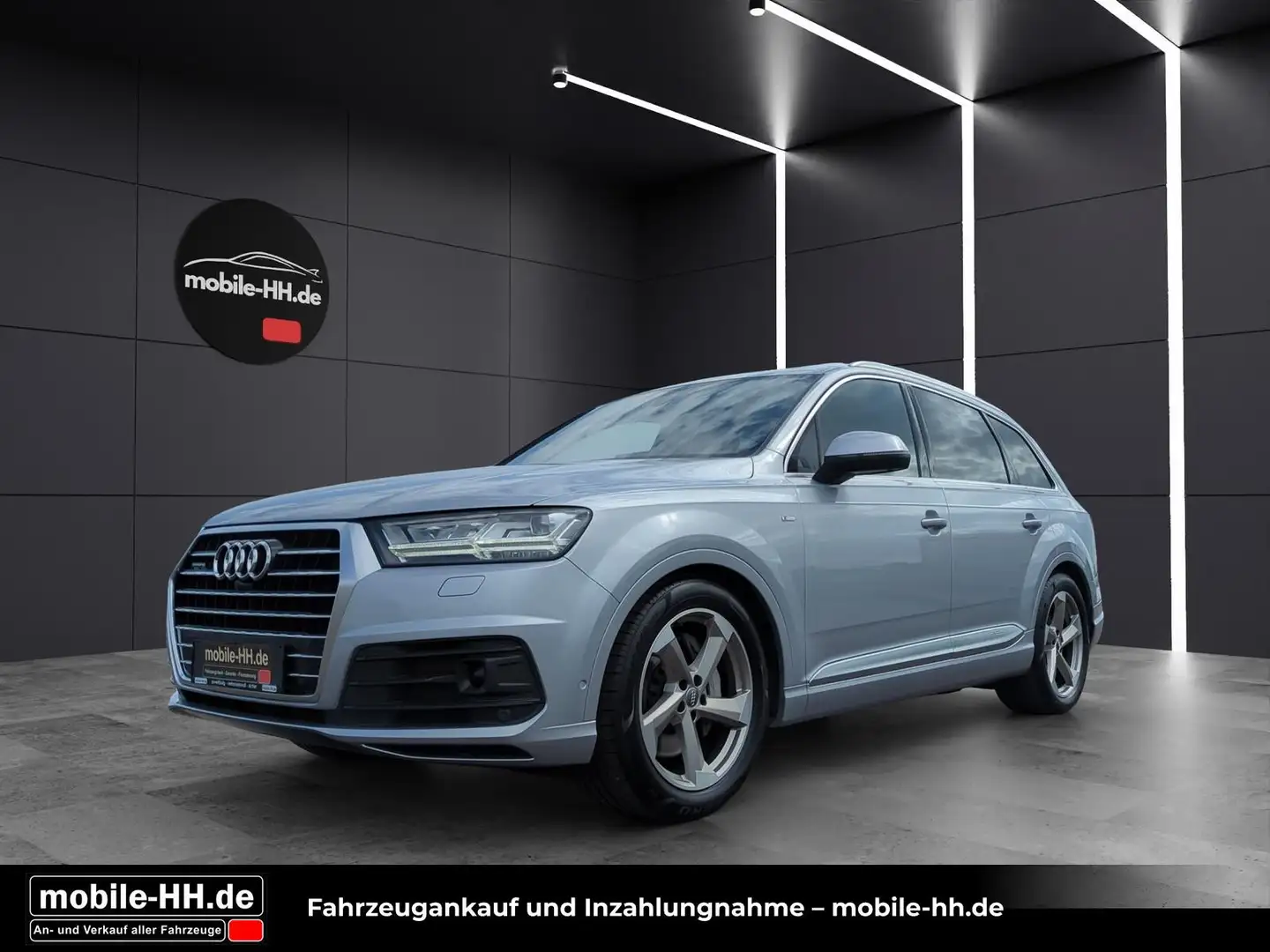 Audi Q7 3.0*HUD*PANO*ACC*LED*7 SITZER*S-LINE* Silber - 1