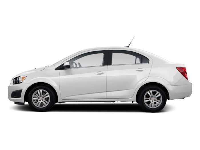 White 2012 Chevrolet Sonic Sedan Front-Wheel Drive Automatic