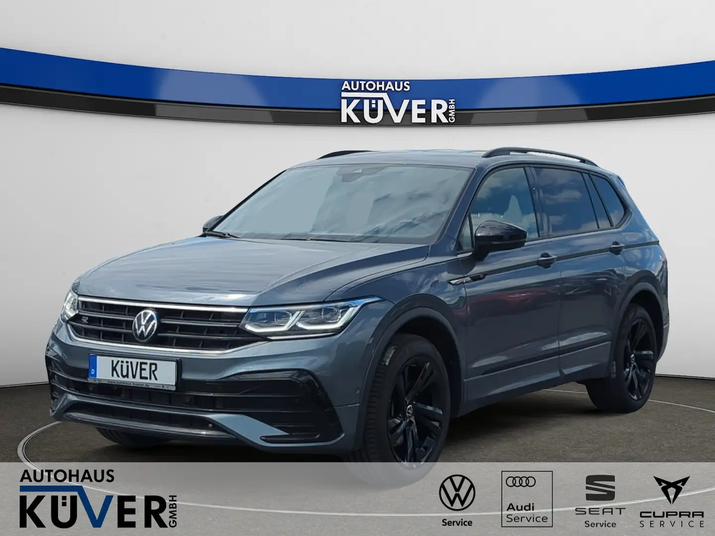 Volkswagen Tiguan Allspace R-Line 2,0 TSI DSG 4M+Navi+AHK Grau - 1
