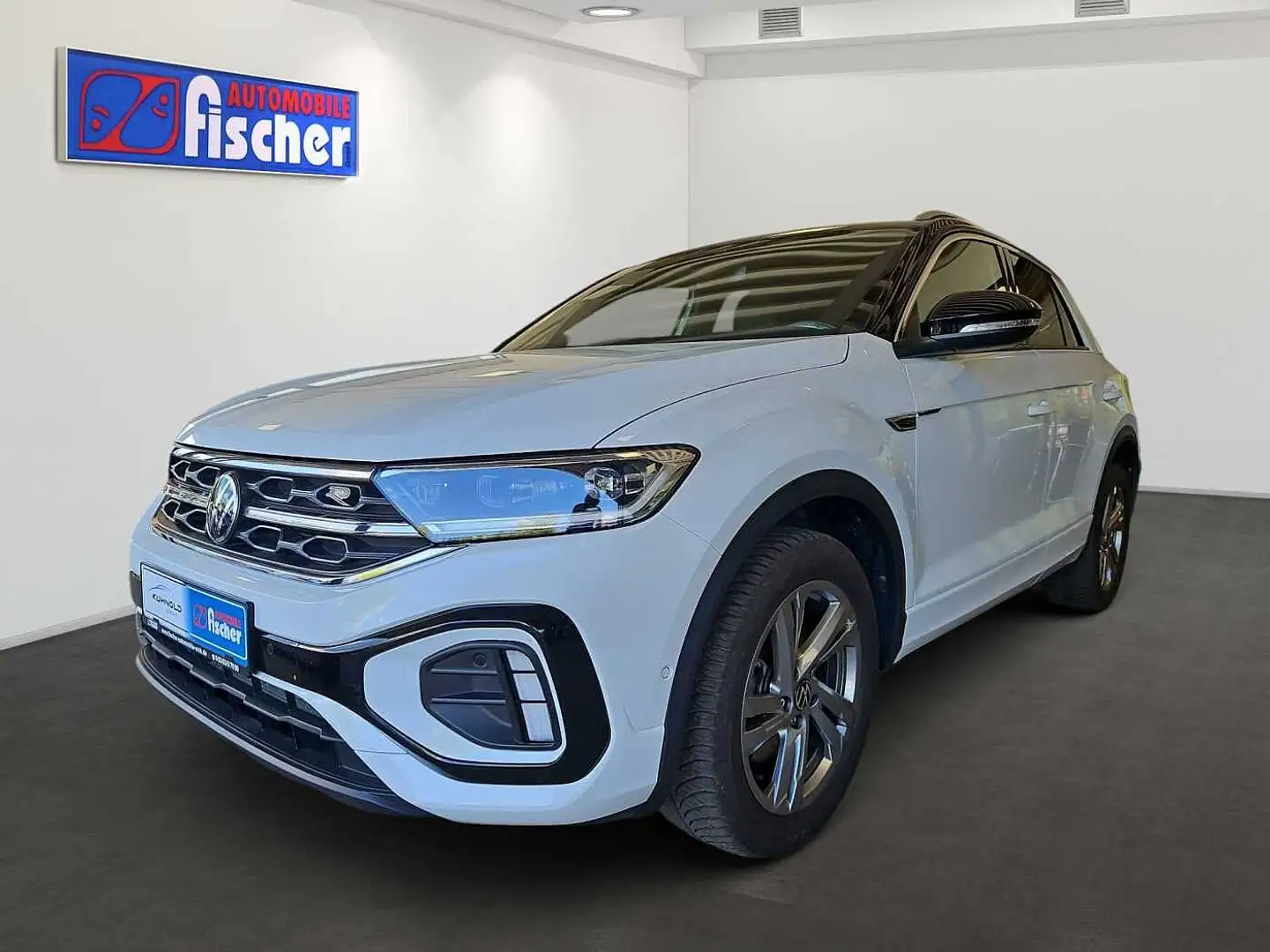 Volkswagen T-Roc 2.0 TDI R-Line Facelift AHK ACC Matrix Kamera Mass Weiß - 1
