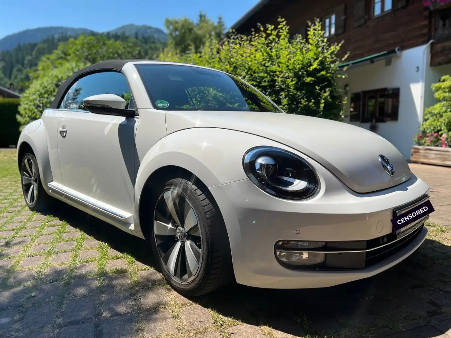 Volkswagen Beetle Cabrio 1.4 TSI Design *Xenon*Navi*SHZG*PDC*GRA* Blanc - 2