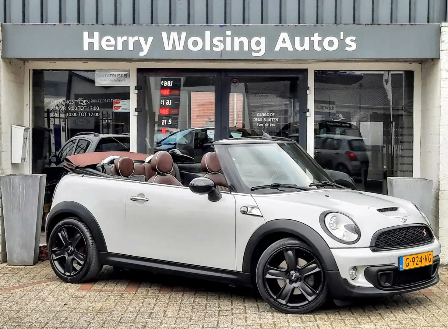 MINI Cooper S Cabrio Mini 1.6 Autom Xenon Pdc Clima Gris - 1