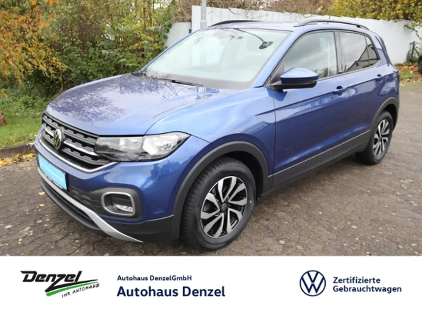 Volkswagen T-Cross "ACTIVE" 1.0 TSI ACC/APP/NAVI Blau - 1