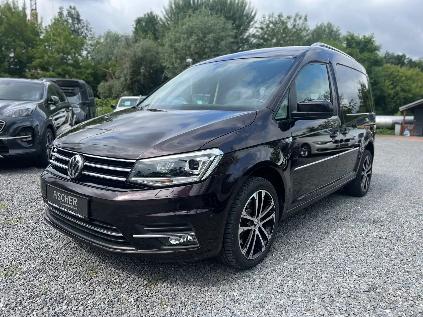 Volkswagen Caddy 1.4 Highline+XENON+NAVI+LEDER+STAND.H+KAME Negro - 1