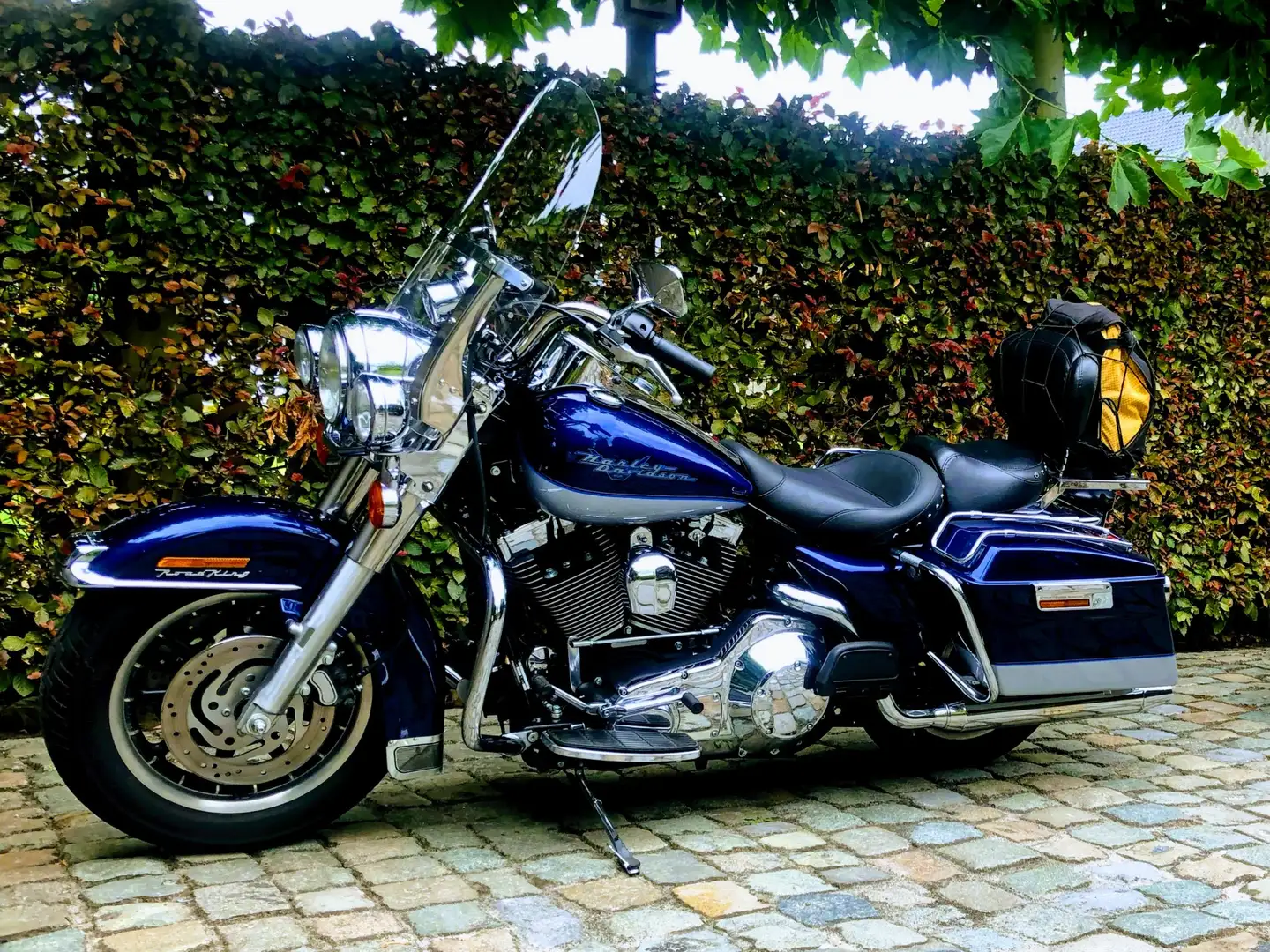 Harley-Davidson Road King two tone (blue + grey metallic) Mavi - 1