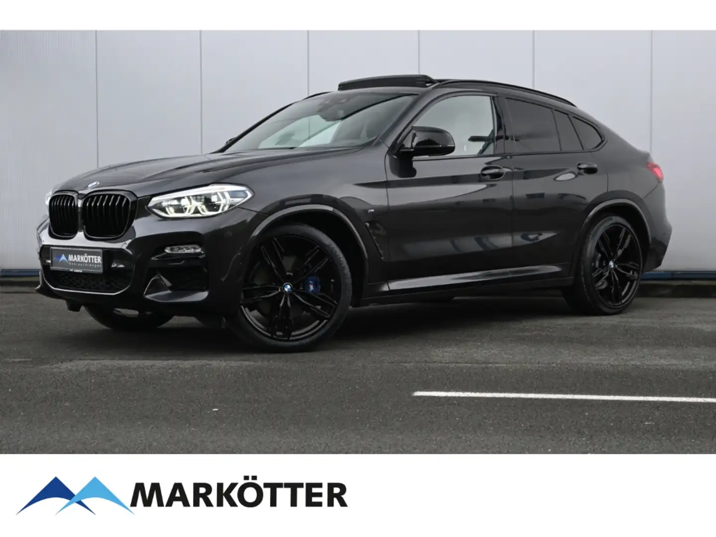 BMW X4 d/21''/AHK/H&K/HuD/H&R-V3/S-Dach/Memory Grau - 1