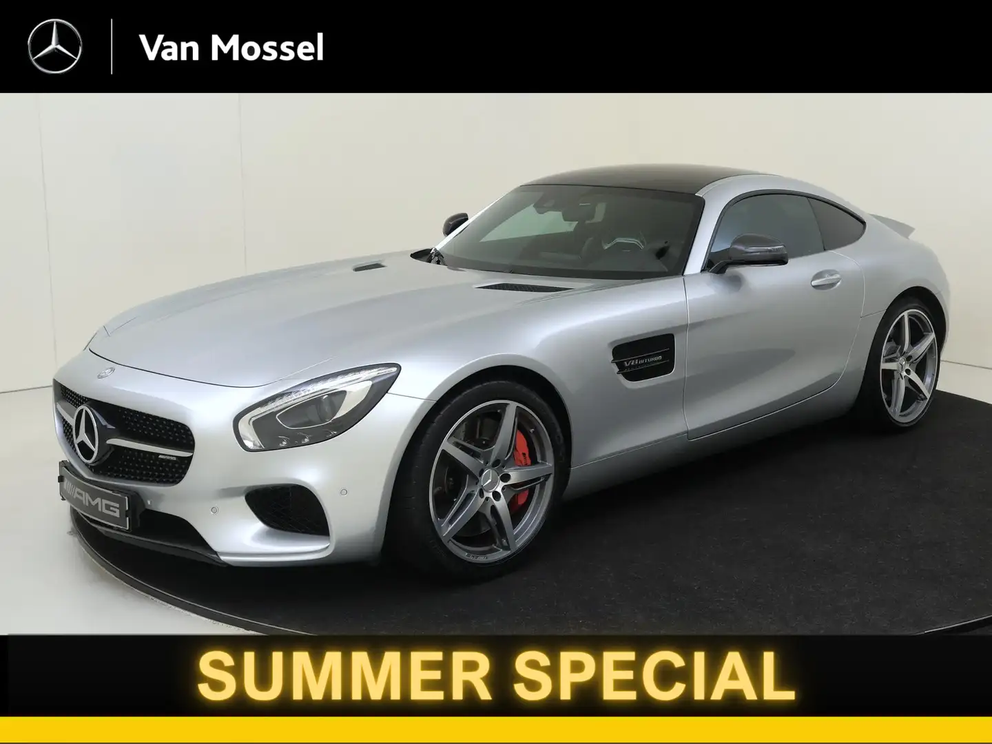 Mercedes-Benz AMG GT 4.0 S / NL Auto/ Perf. Stoelen/ Carbon int+ext/ Pa Grijs - 1