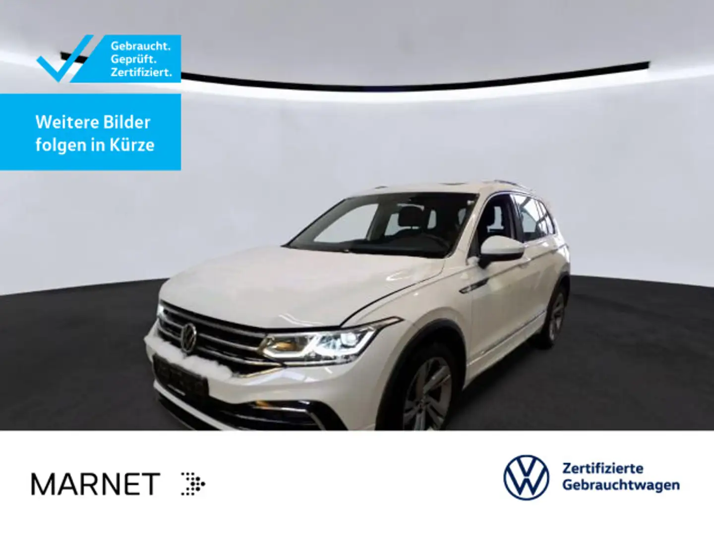Volkswagen Tiguan 1.5 TSI R-Line Navi*Pano*Matrix*El. Heck. Weiß - 1