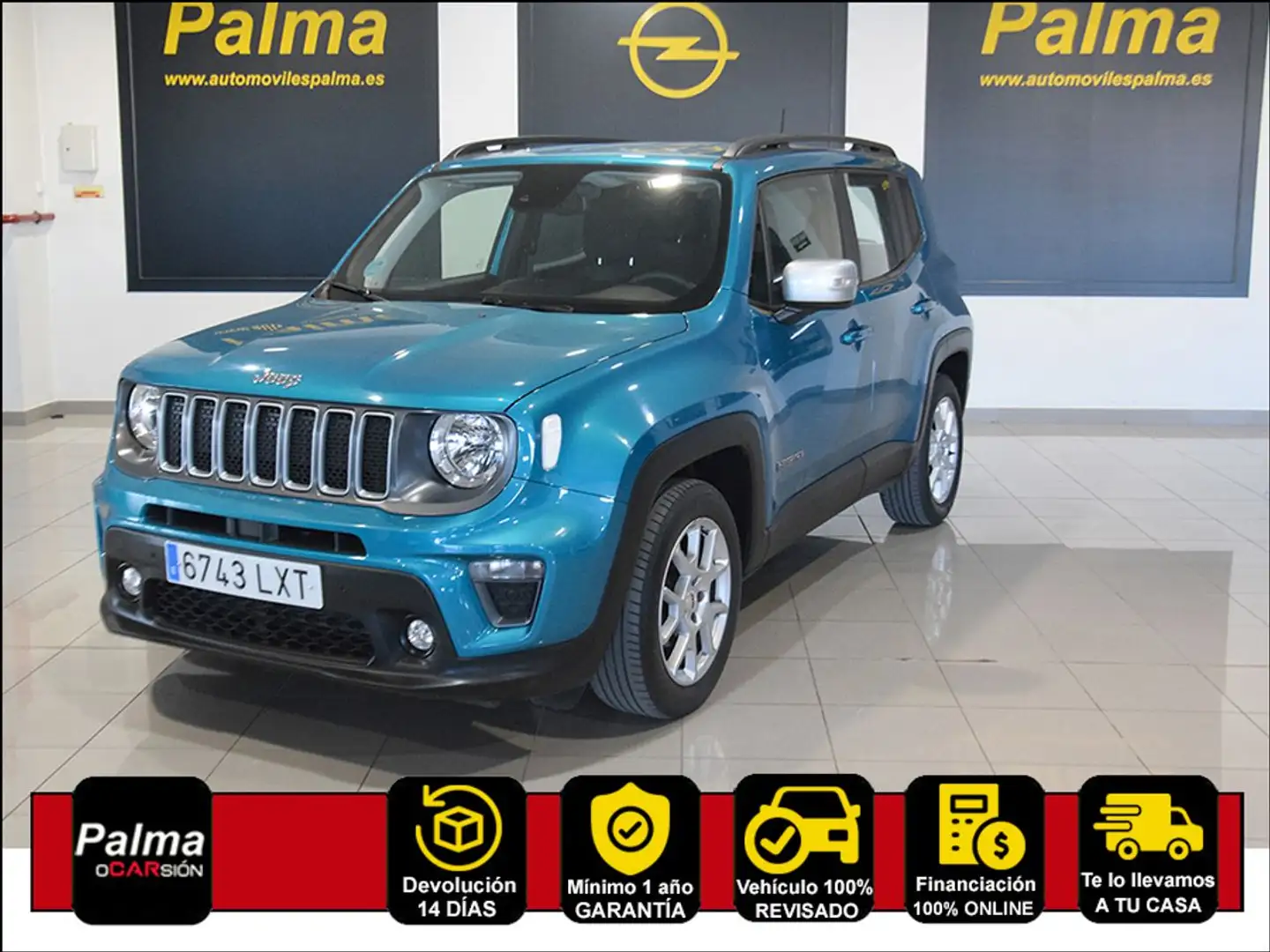 Jeep Renegade 1.0 Limited 4x2 Azul - 1