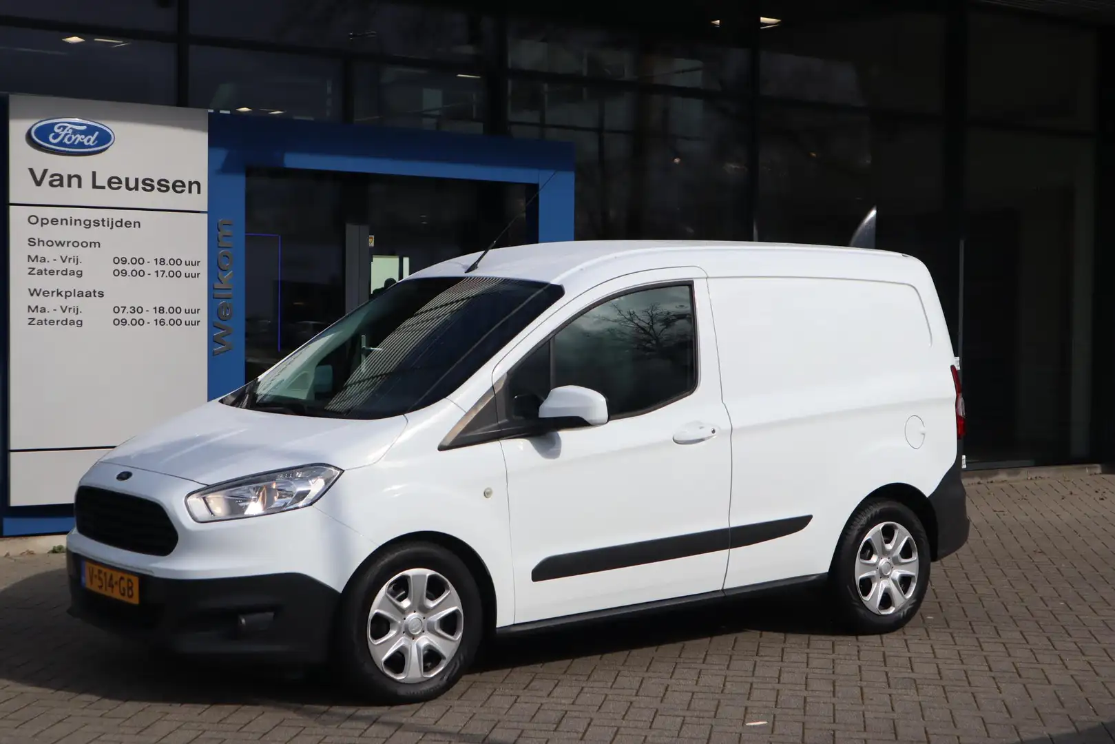 Ford Transit Courier 1.5 TDCI TREND STOELVERW. AIRCO NL-AUTO 1e EIGENAA Wit - 1