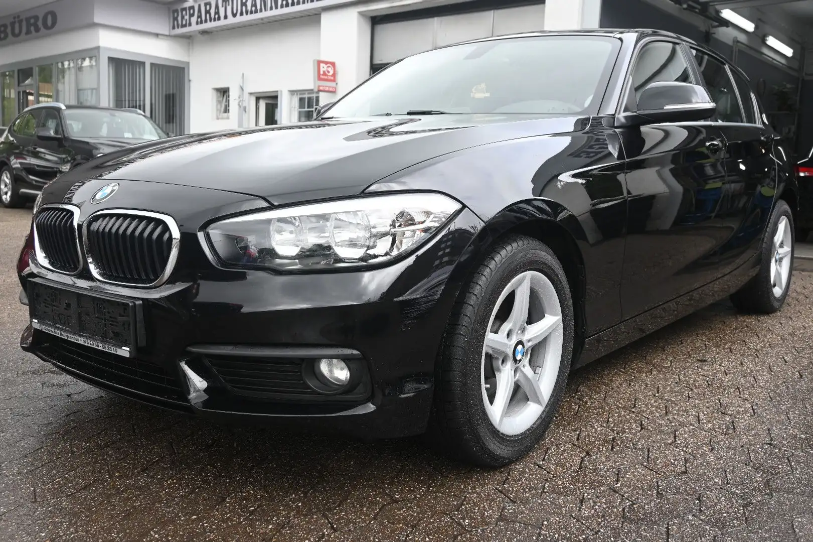 BMW 118 Baureihe*Automatik*Navi*Steuerkette Neu*PDC Negro - 1