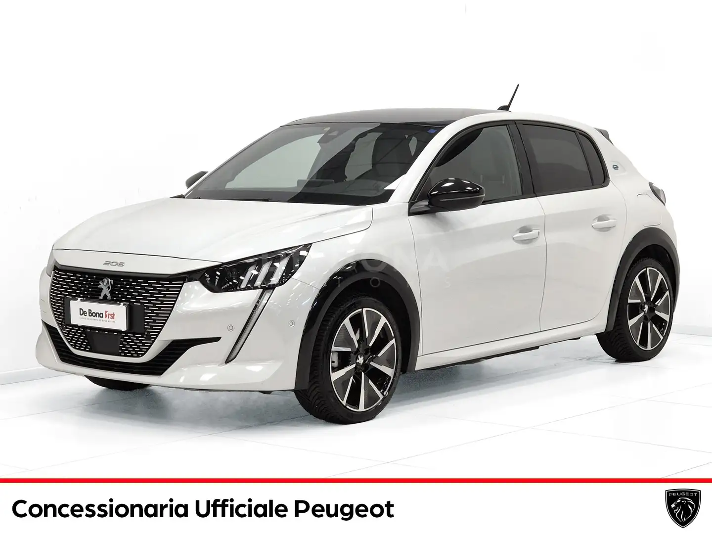 Peugeot e-208 gt pack 100kw Blanc - 1