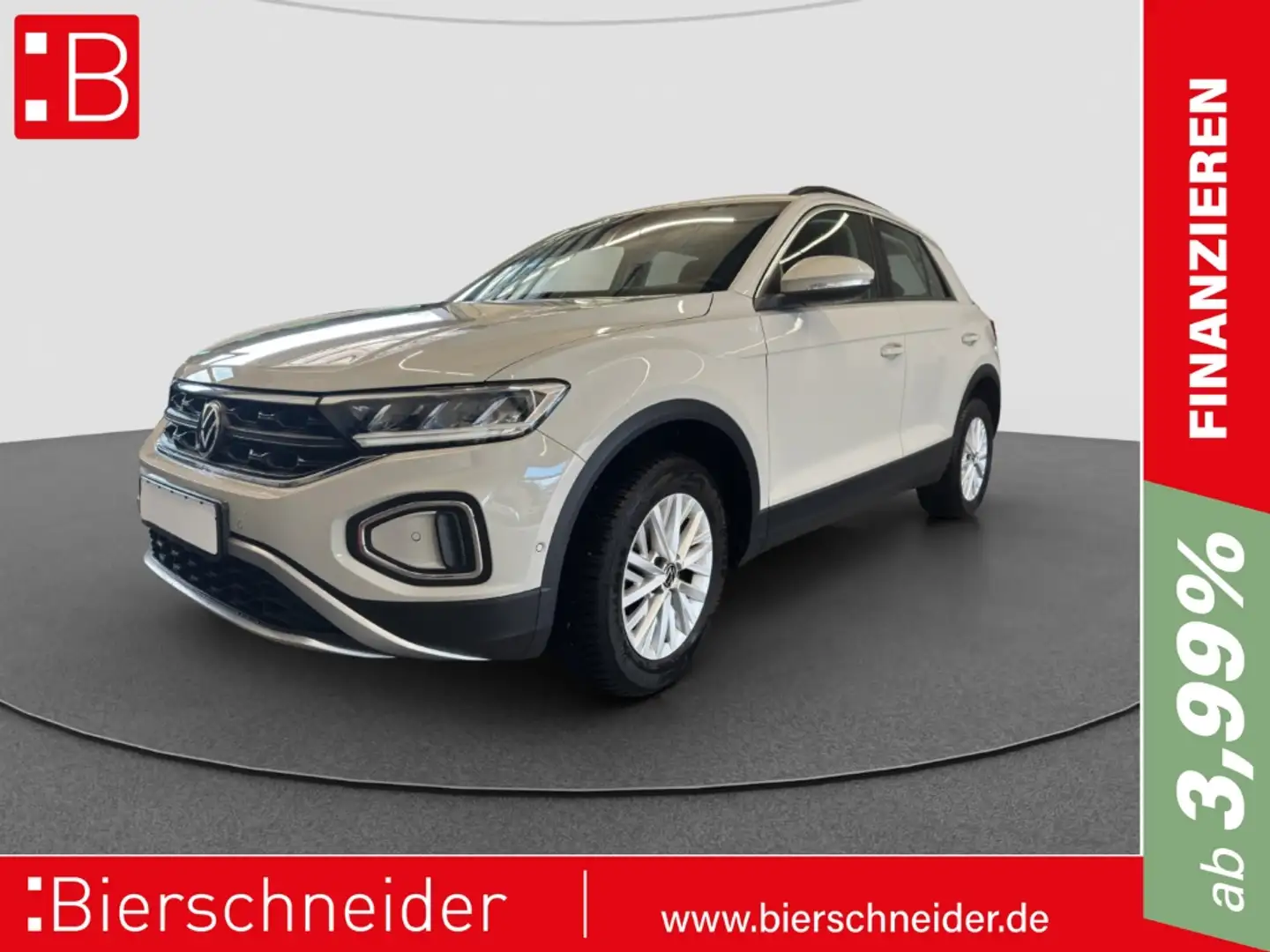 Volkswagen T-Roc 1.5 TSI DSG Life AHK LED NAVI SHZ Grau - 1