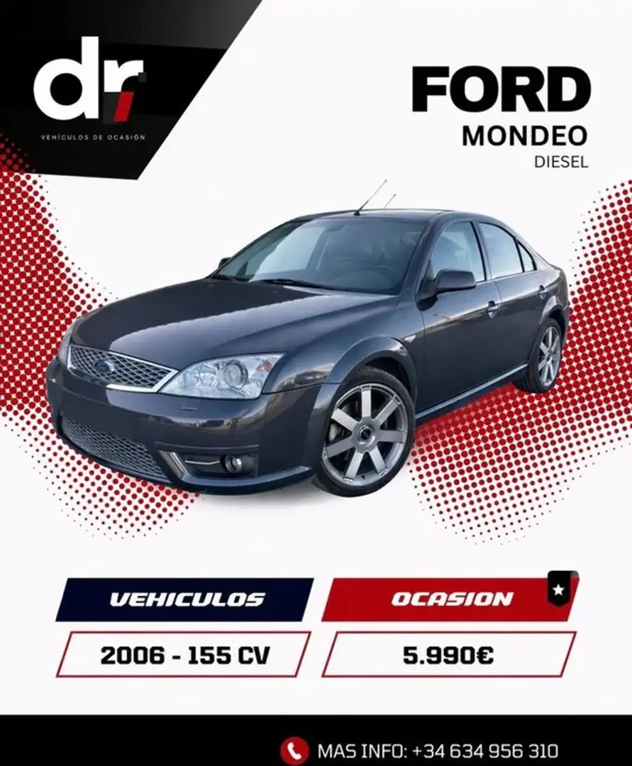 Ford Mondeo 2.2TDCi Titanium X Gris - 1