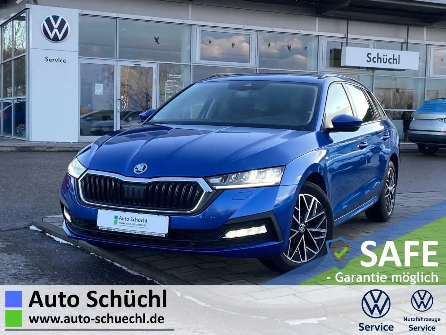 Skoda Octavia Combi 2.0 TDI Clever AHK+SMART-LINK+VIRT Blau - 1