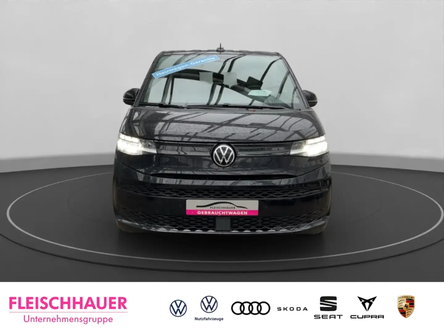 Volkswagen T7 Multivan 2.0 TDI DSG Klima AHK-klappbar Navi VC LED ACC El Schwarz - 2