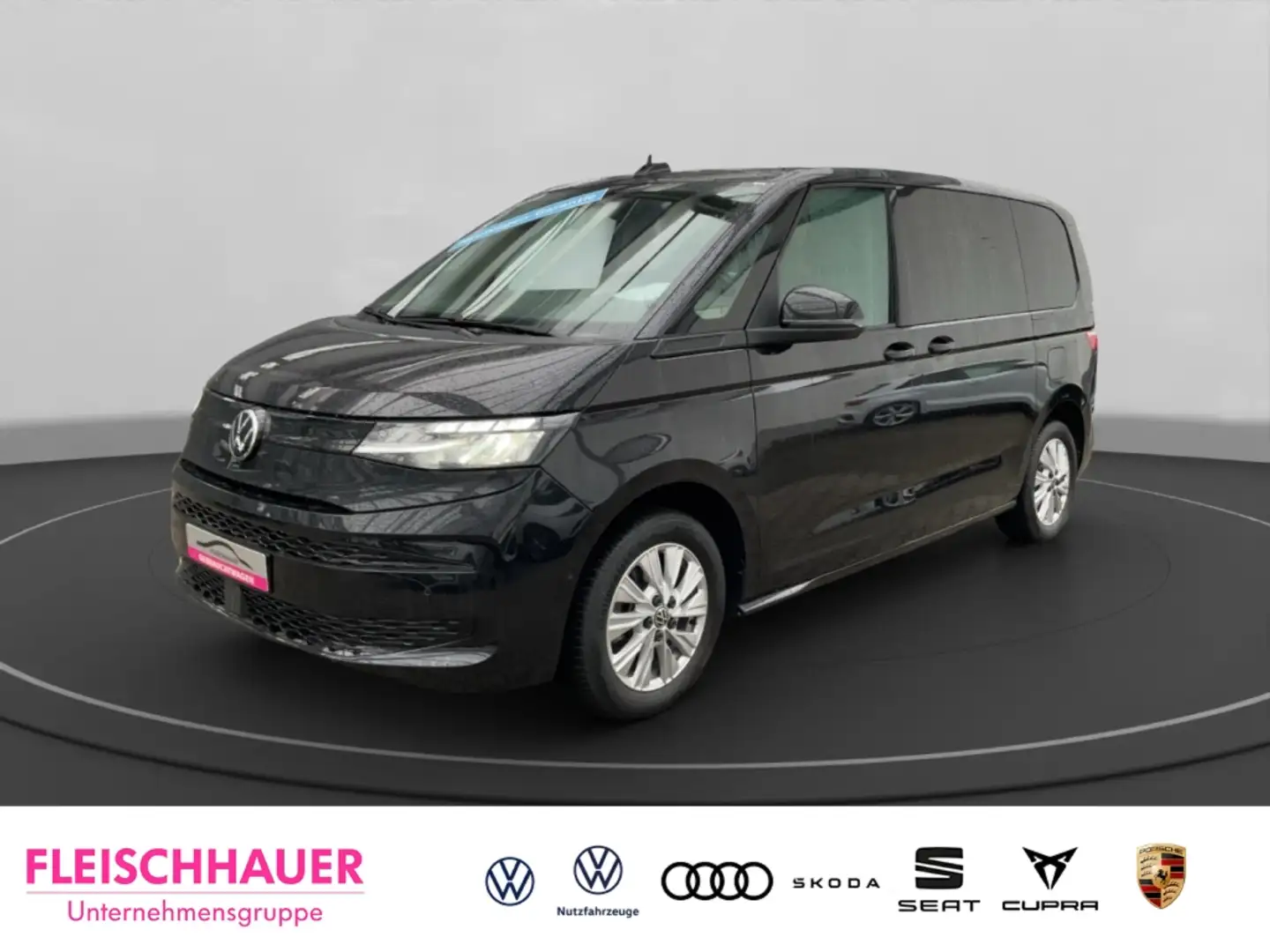 Volkswagen T7 Multivan 2.0 TDI DSG Klima AHK-klappbar Navi VC LED ACC El Schwarz - 1