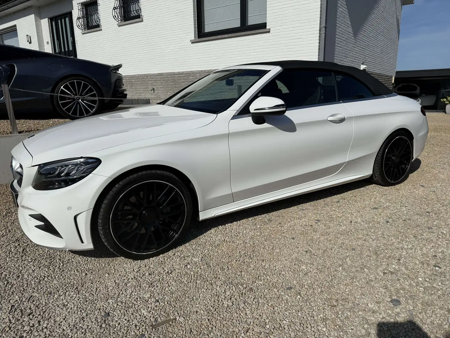 Mercedes-Benz C 180 C 180 Cabrio 9G-TRONIC AMG,19velg,Burmester,enz Blanc - 1