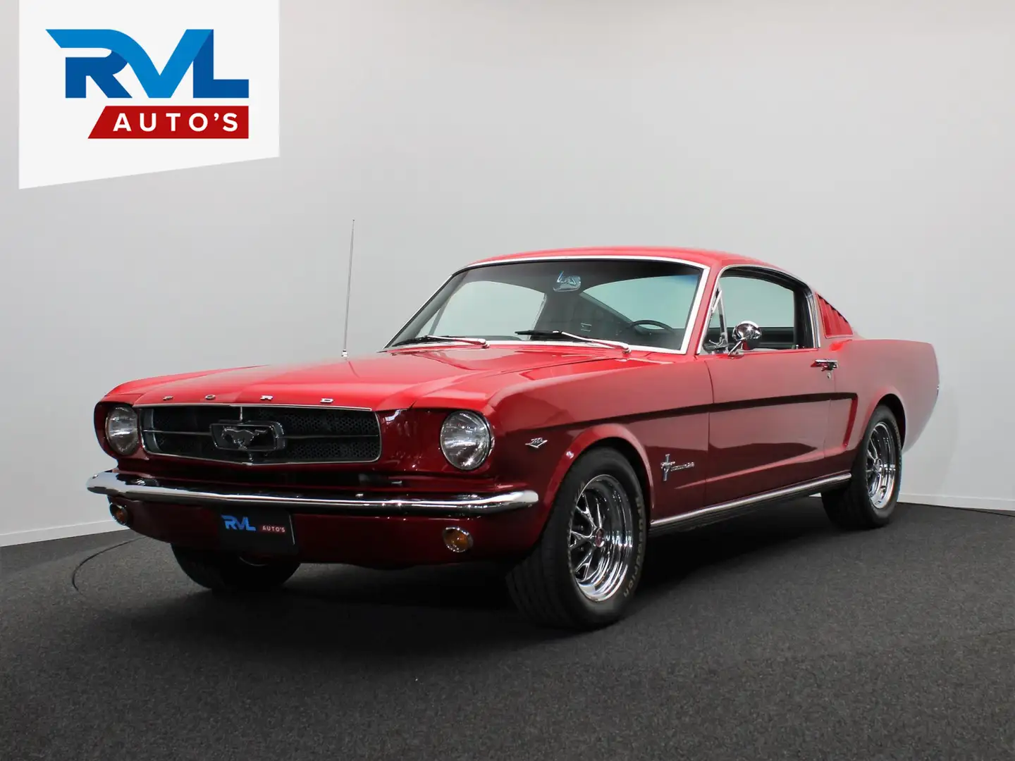 Ford Mustang USA 289 CI 1965 Fastback C-Code *Gerestaureerd* Rood - 1