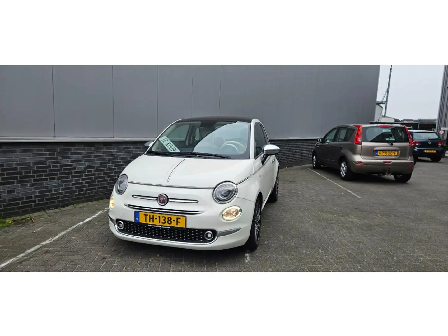 Fiat 500 0.9 TwinAir Turbo Collezione, Navigatie, parkeerse Wit - 2