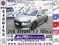 Peugeot 208 1.2 PureTech 100cv ALLURE - Cam 360° Silver - thumbnail 1