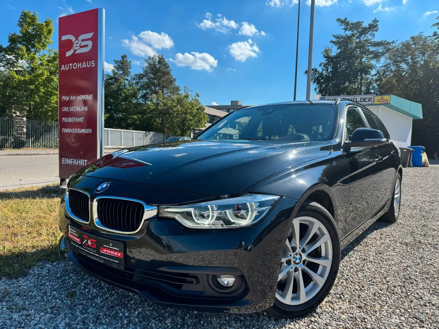 BMW 330 d Aut./NaviProf/HuD/Leder/Adptv.LED/HiFi/AHK/ Schwarz - 1