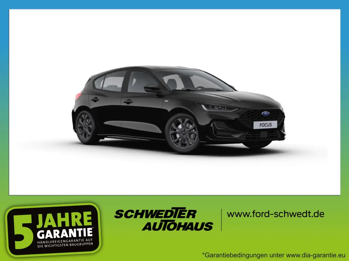 Ford Focus ST-Line 1.0I Mild-Hybrid IACC*BLIS*NAV*CAM Schwarz - 1