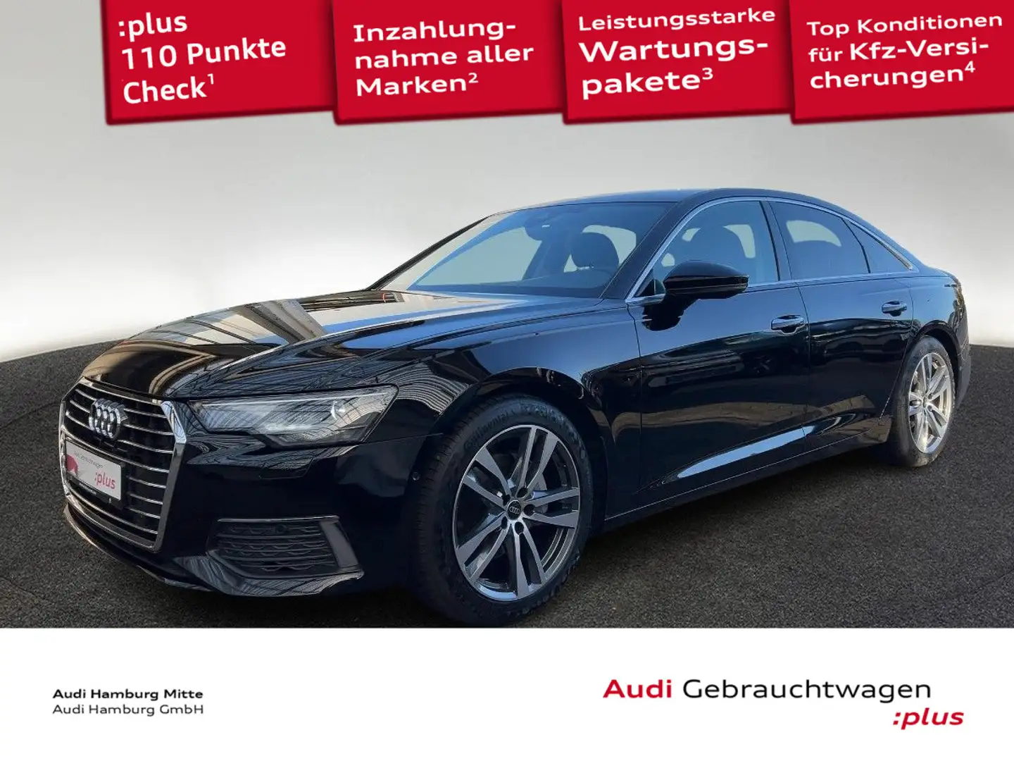 Audi A6 35 TDI design S tronic Kamera Sitzhzg PDC LED Noir - 1
