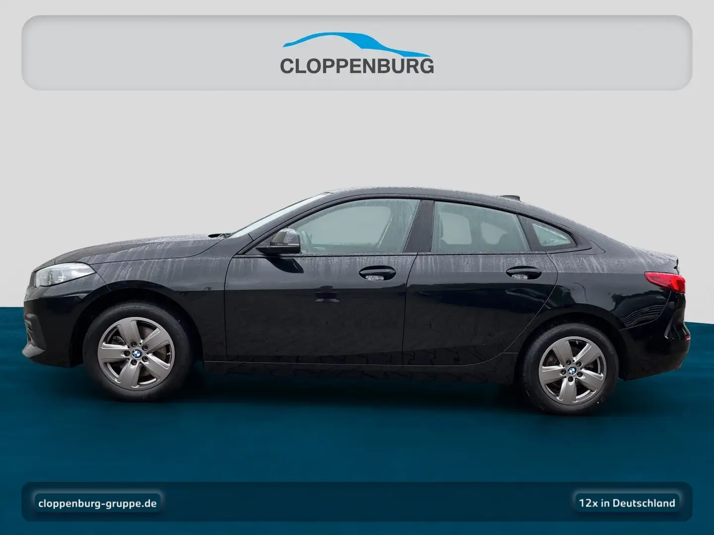 BMW 218 i Gran Coupé Navi+SHZ+HiFi+Spurass.+Klimaaut. Schwarz - 2