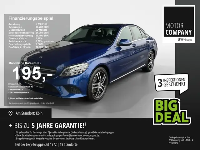 Mercedes-Benz C 180 CGI  Avantgarde +Facelift+KeyLess+Business+
