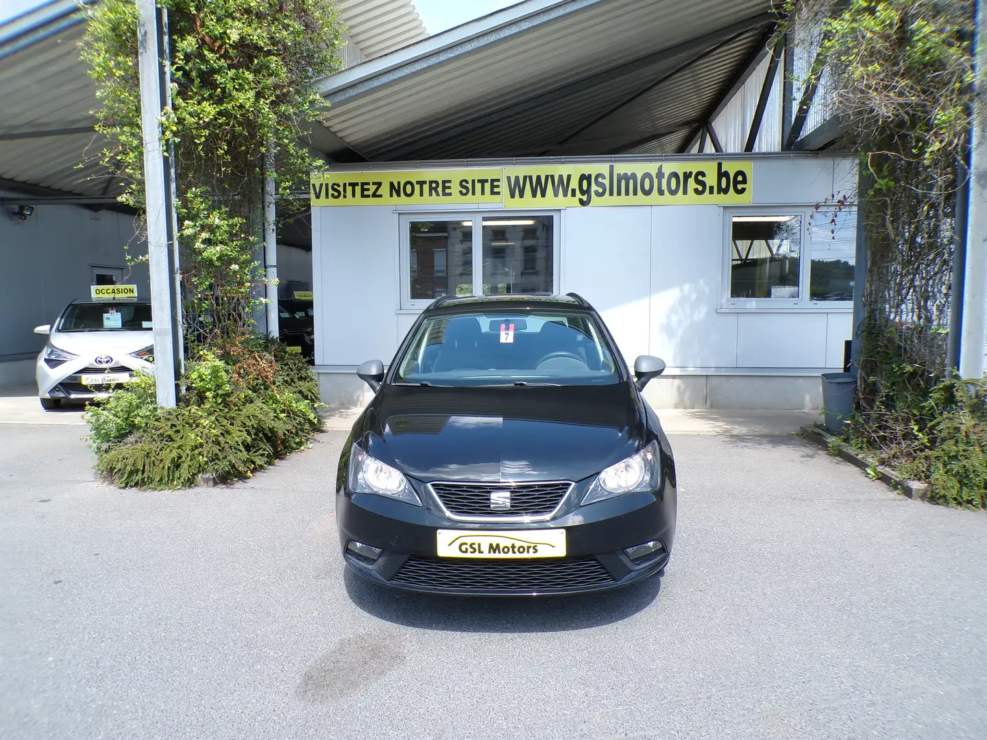SEAT Ibiza 1.2i 69cv break noir 04/15 66843km, Airco Radio CD Noir - 2