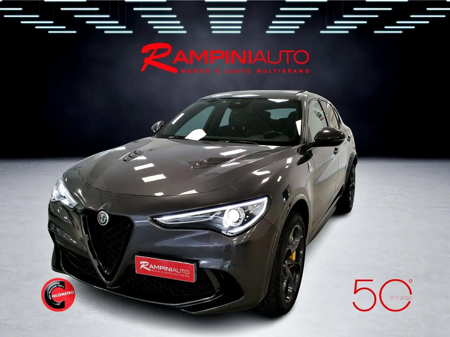 Alfa Romeo Stelvio 2.9 Bi-Turbo V6 510 CV AT8 Quadrifoglio CARBOCERAM Grigio - 2