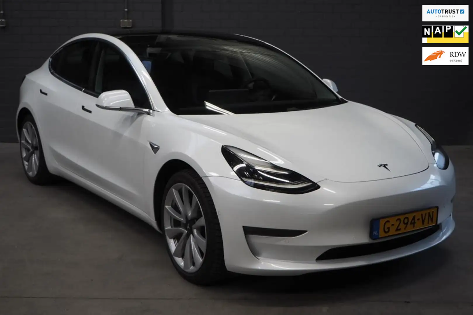 Tesla Model 3 Long Range AWD 75 kWh 19"LMV AUTOPILOT Blanc - 1