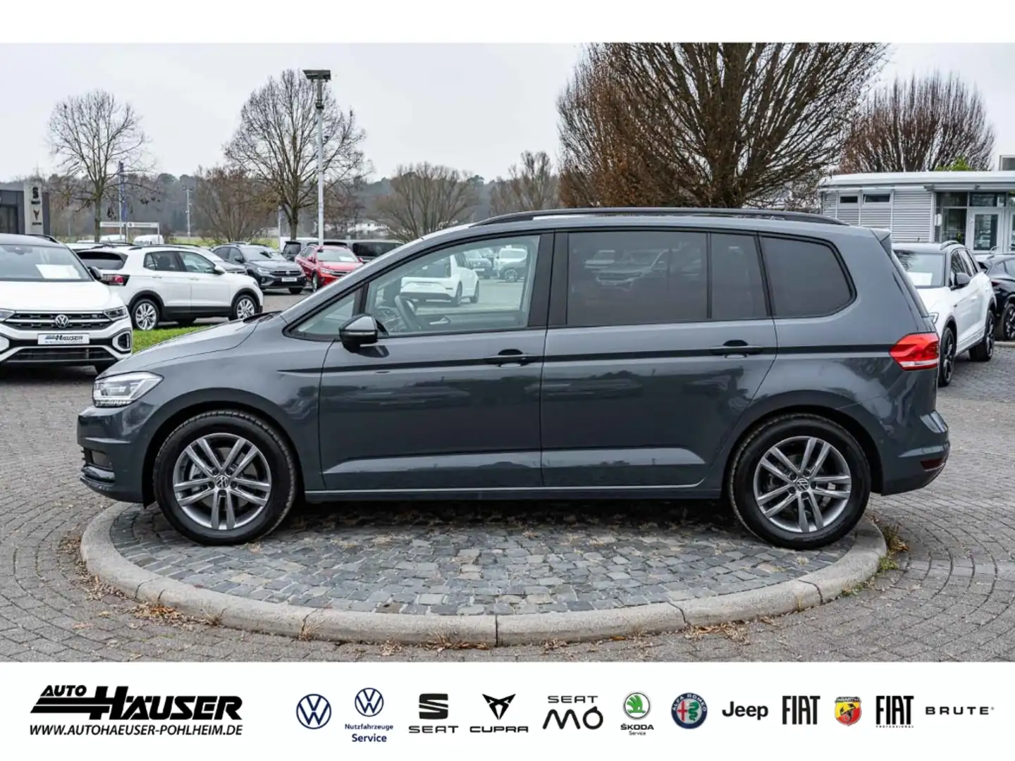 Volkswagen Touran Comfortline 1.5 TSI DSG 7-SITZER EL. HECKKL. NAVI Grau - 2