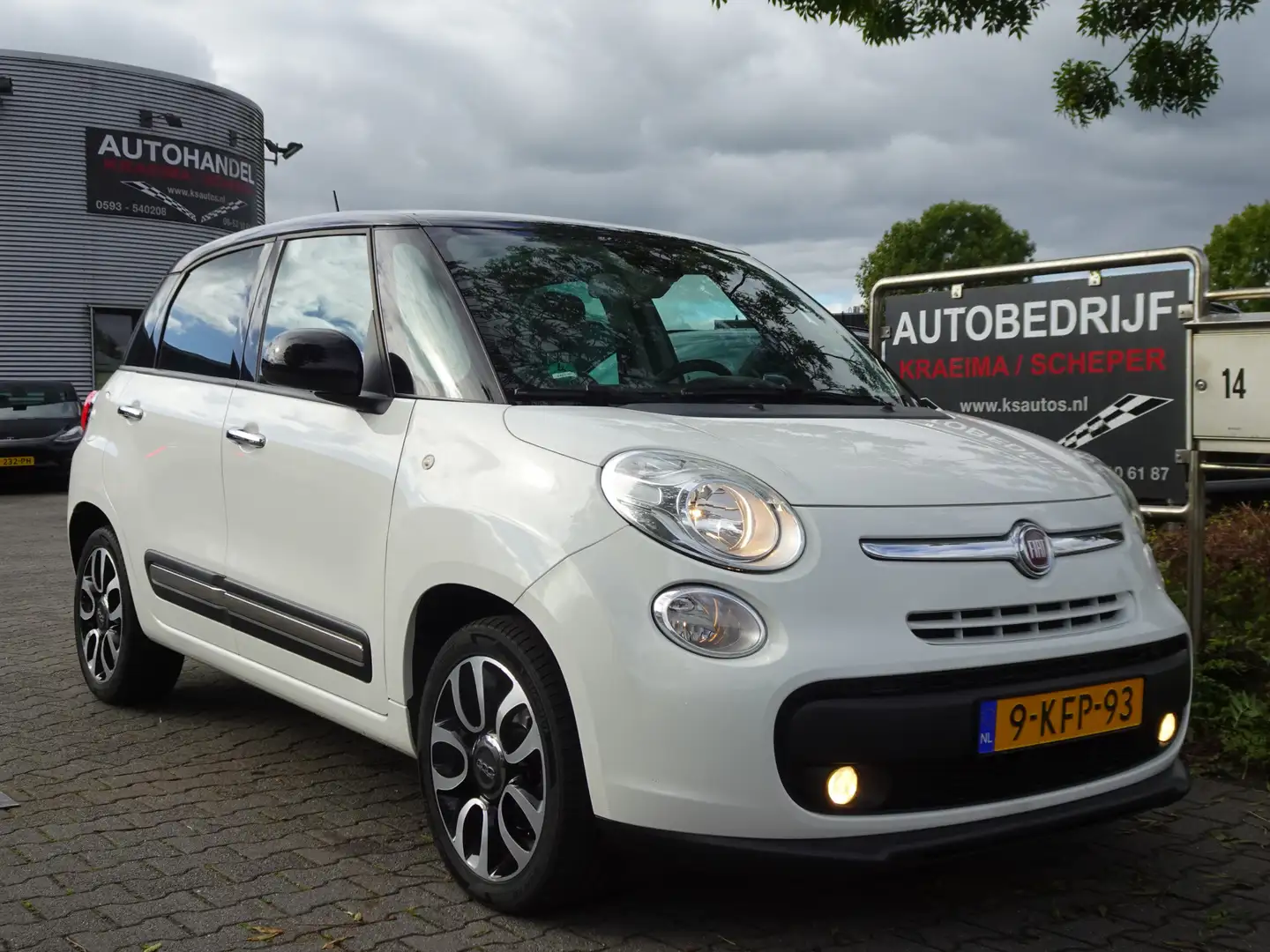 Fiat 500L 0.9 TwinAir 105PK Pano-dak Ecc Blanc - 1