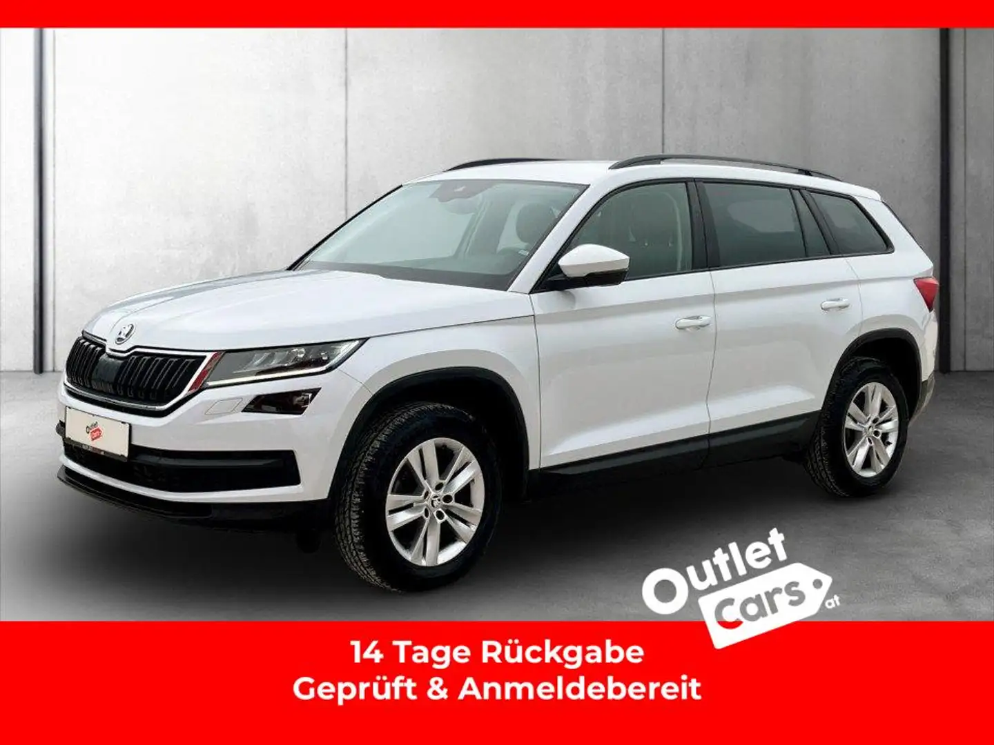 Skoda Kodiaq 2.0 TDI Ambition LED+LEDER+NAVI+RADAR+RFK Weiß - 1