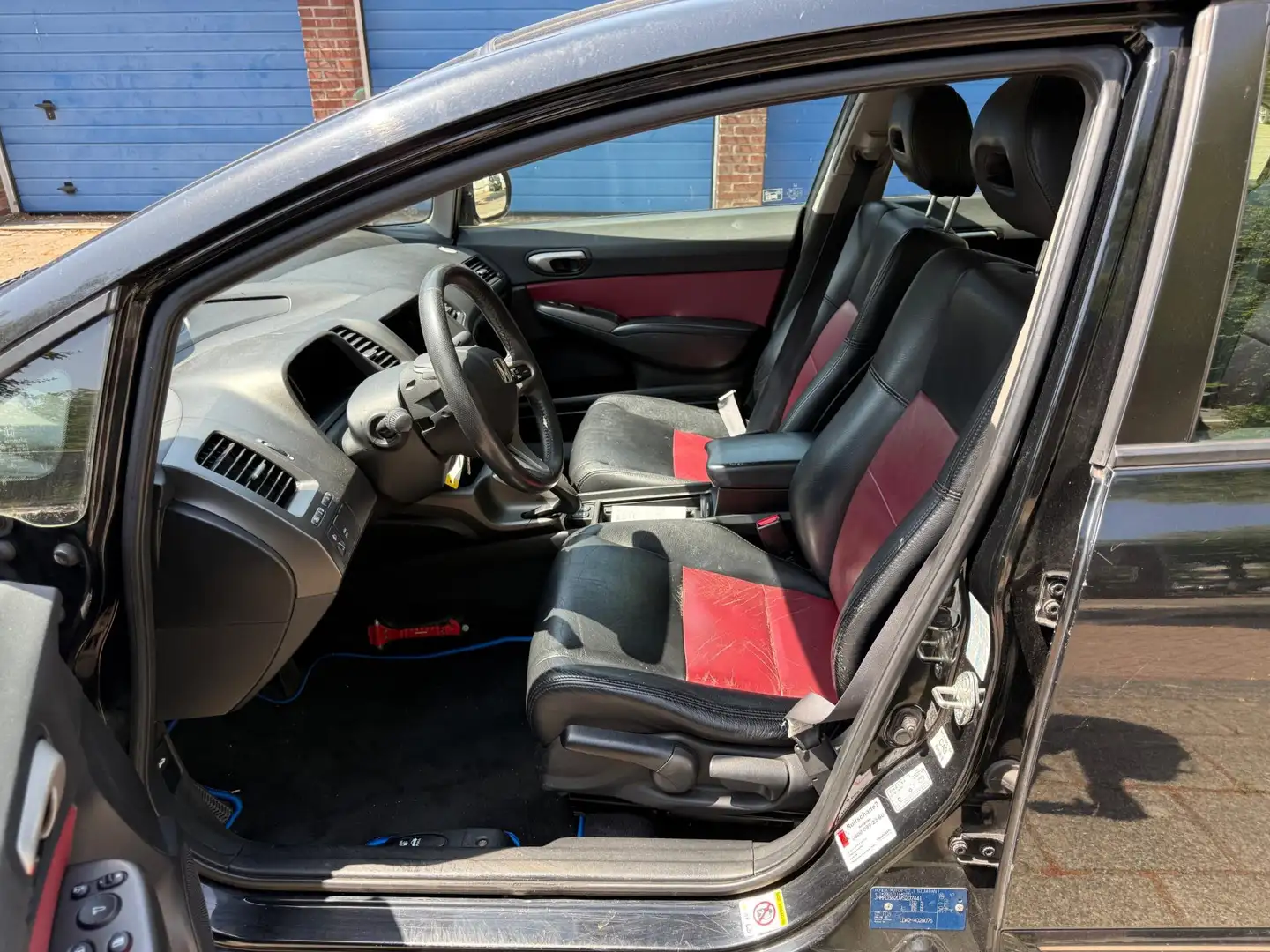 Honda Civic 1.3 IMA Hybrid Automaat Leder NW APK Noir - 2