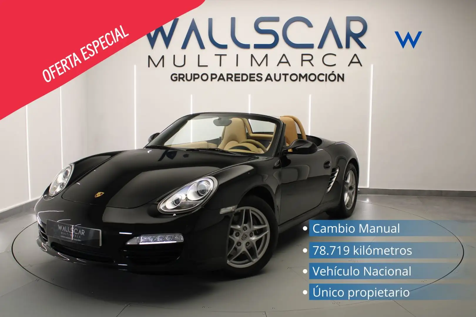 Porsche Boxster Zwart - 1