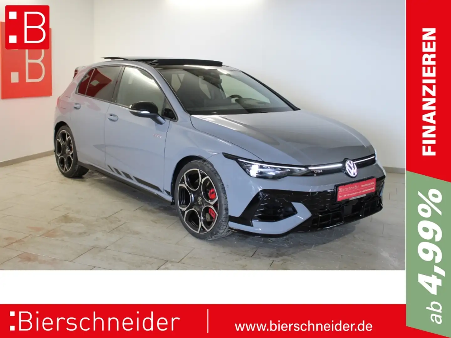 Volkswagen Golf GTI 8 2.0 TSI DSG Clubsport PA Black Style MATRIX PANO Grau - 1