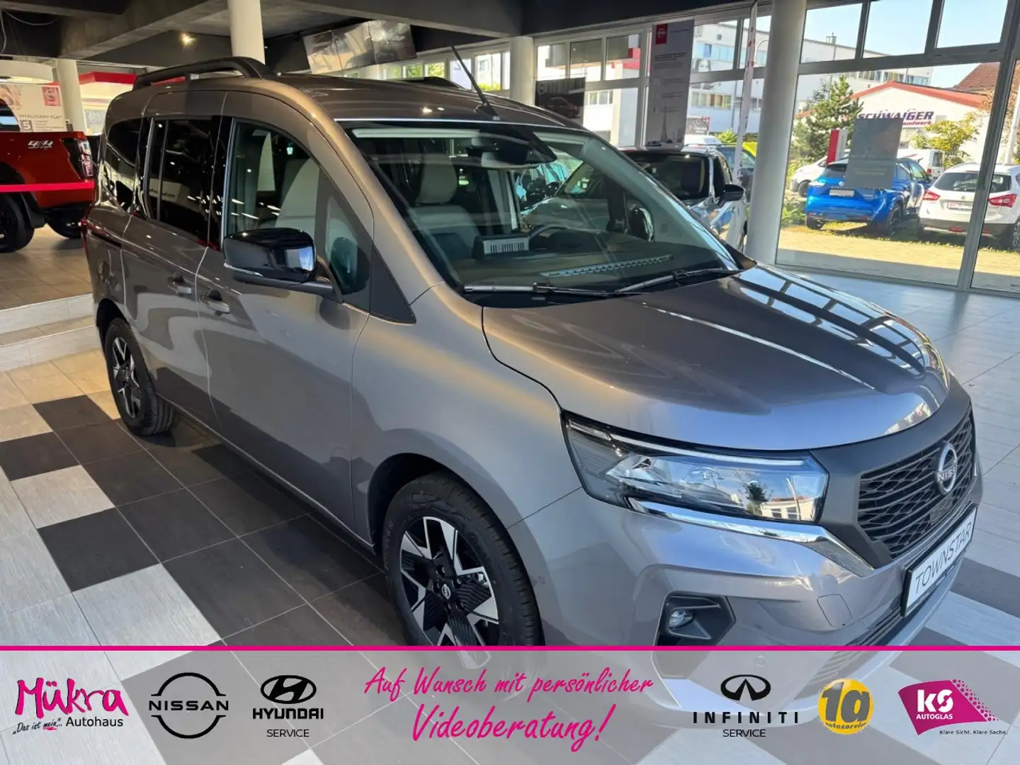 Nissan Townstar Kombi Tekna L1 DIG-T 130PS 6MT FA 16´ Alu Dunkel Gris - 2