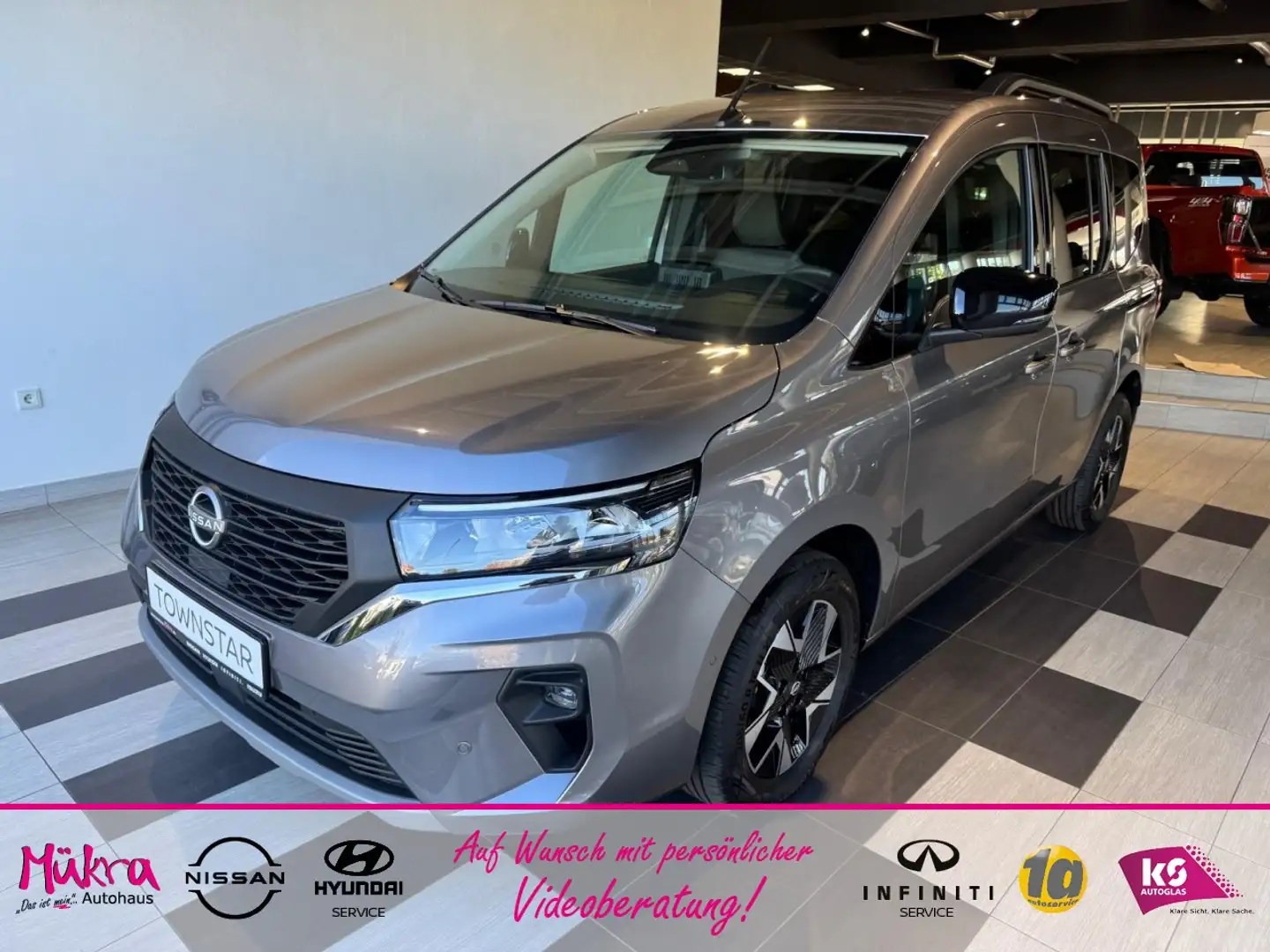 Nissan Townstar Kombi Tekna L1 DIG-T 130PS 6MT FA 16´ Alu Dunkel Grau - 1