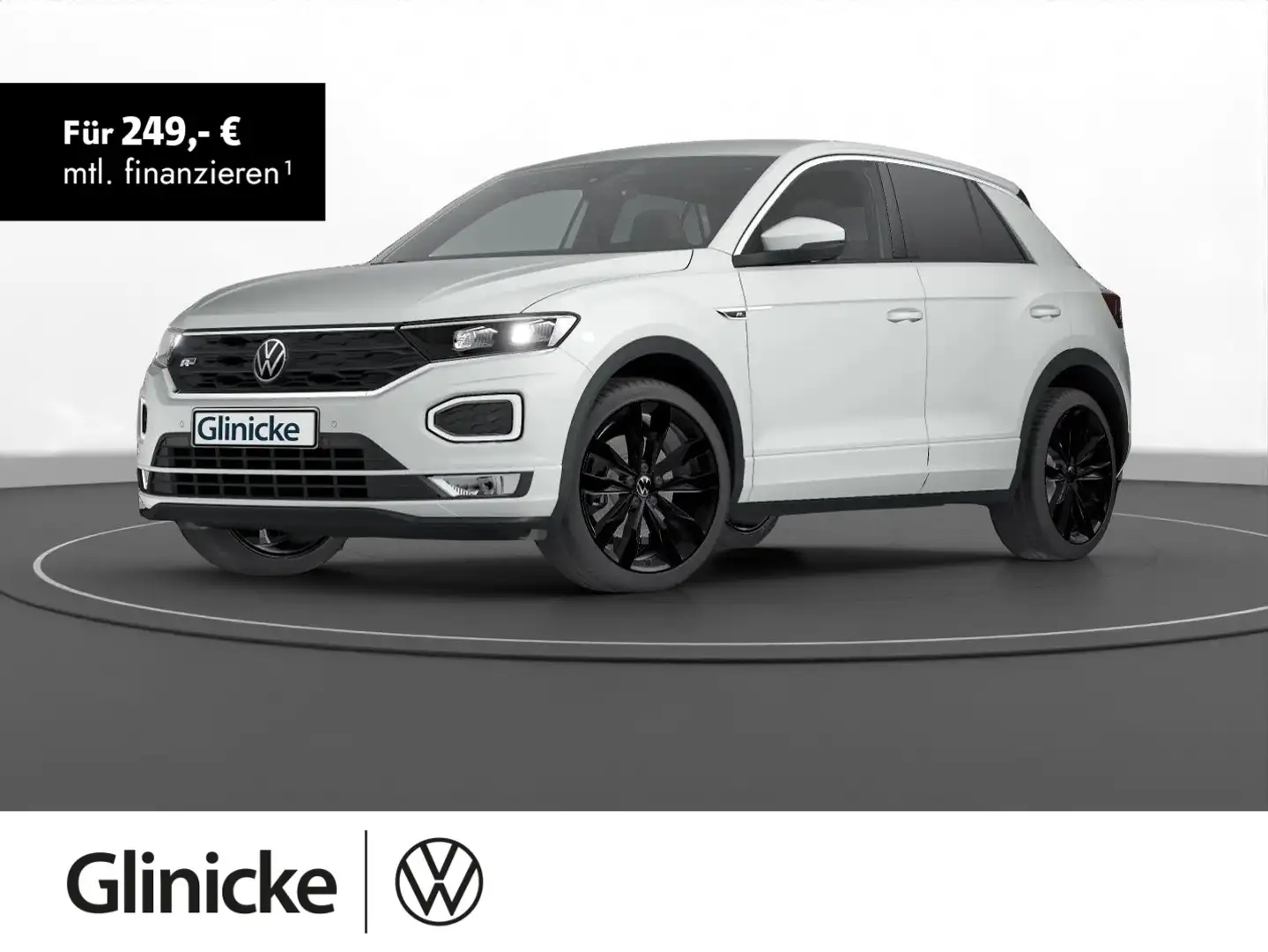 Volkswagen T-Roc 1.5 TSI R-Line DSG LED LM 19" Navi RFK ACC Weiß - 1